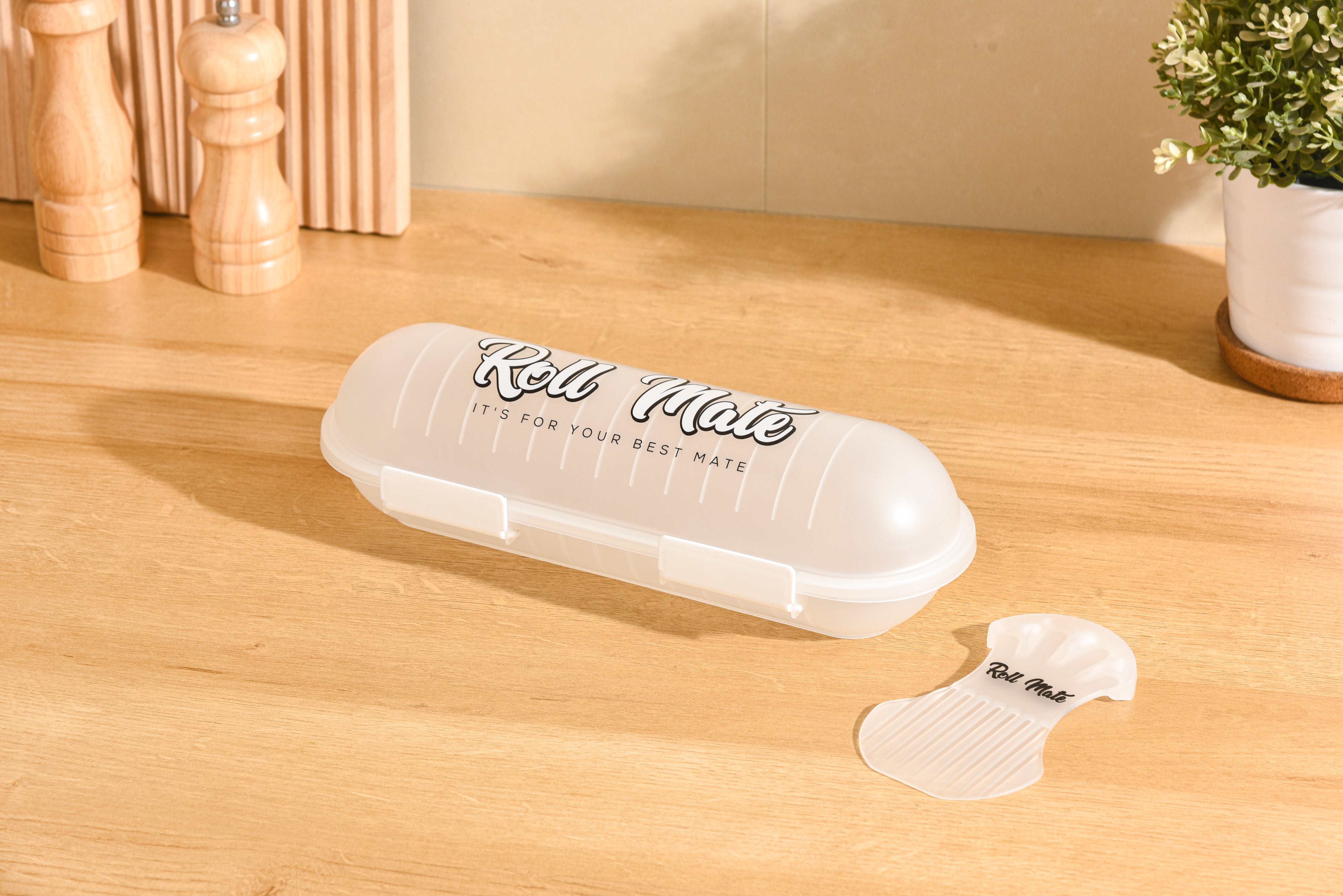 Roll Mate™ Dog Roll Container - Small (2lb/1kg) With Cutter "Paw"